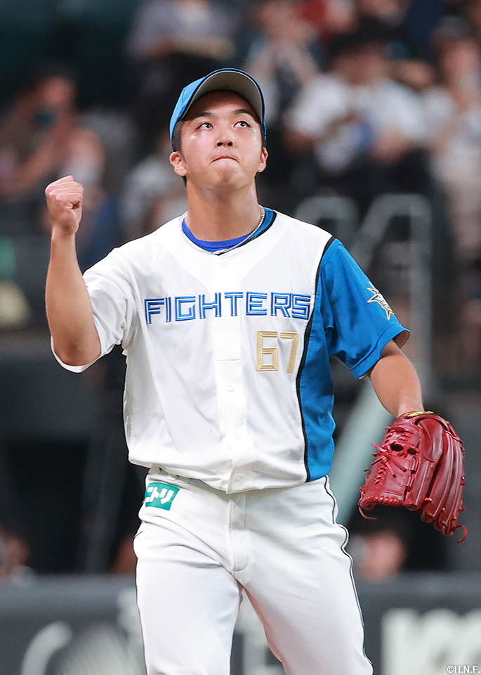 6回表を抑えた山本投手01