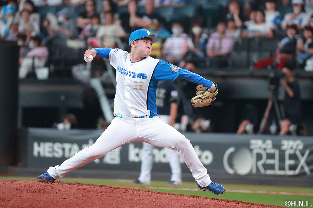 5回、三番手の立野投手