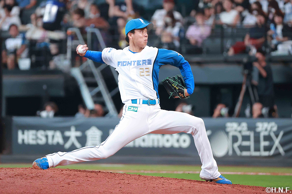 8回、五番手の杉浦投手