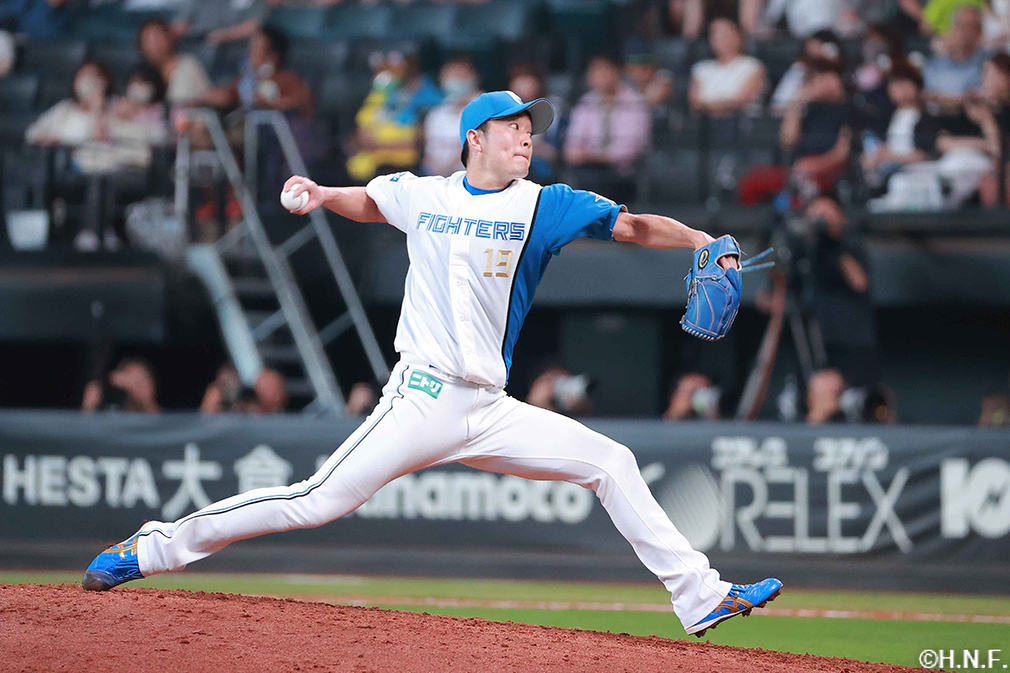 9回、六番手の玉井投手