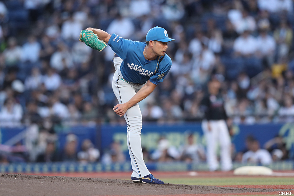 先発の上原投手