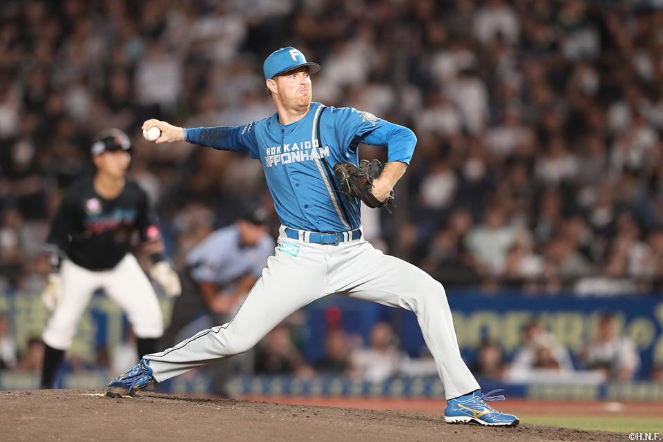 3回、二番手のマーベル投手