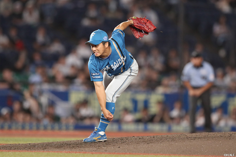 5回、二番手の山本拓投手