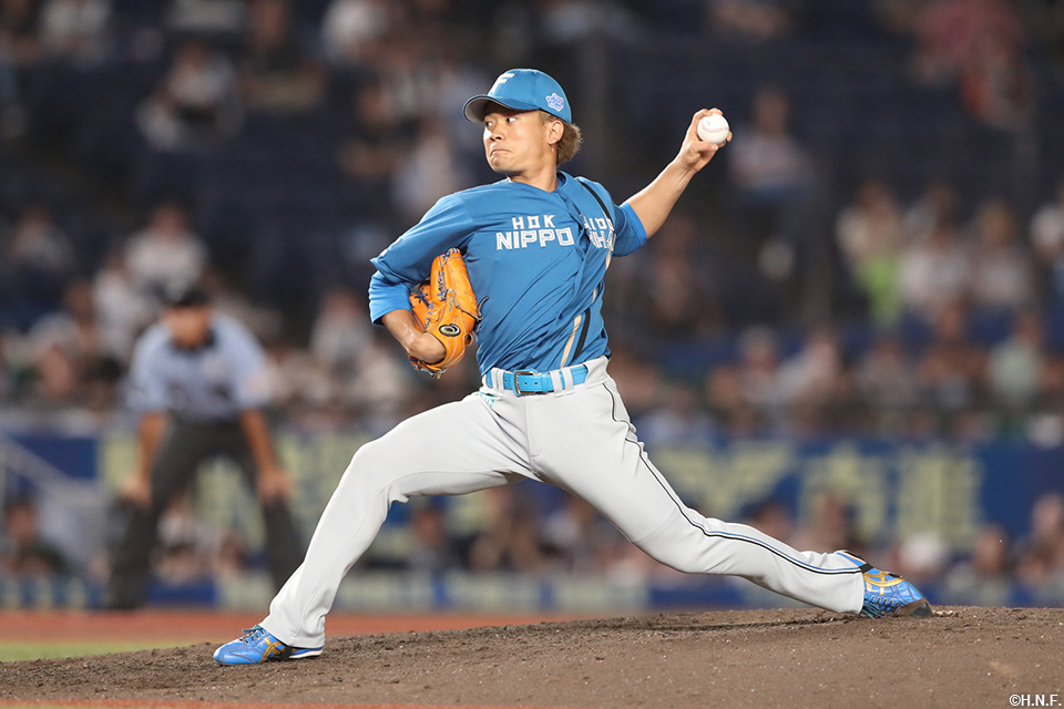 7回、四番手の福田俊投手