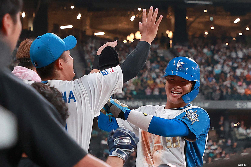 7回裏、生還した奈良間選手