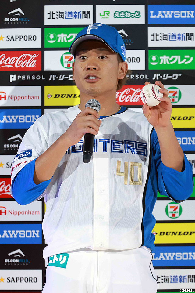 ヒーローの福田俊投手