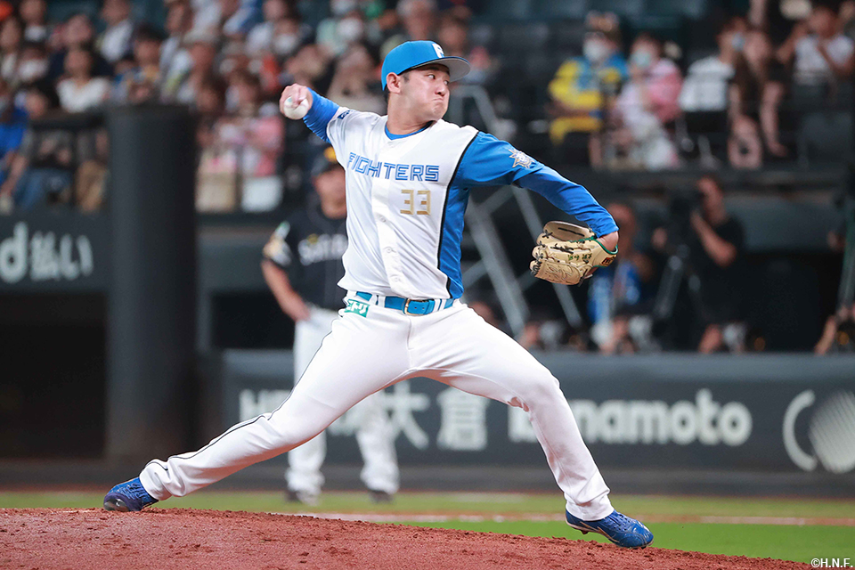 6回、三番手の立野投手