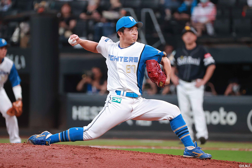 8回、五番手の山本拓投手