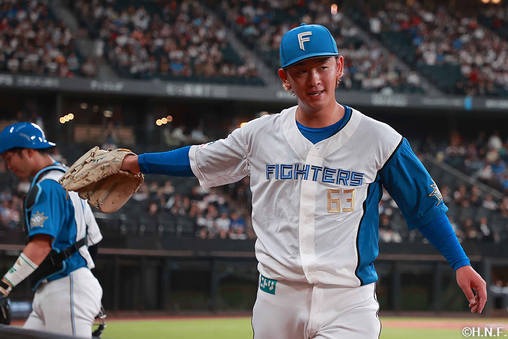 7回表を抑えた北浦投手02