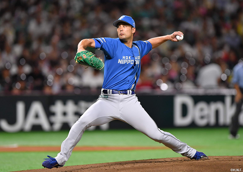 先発の上原投手