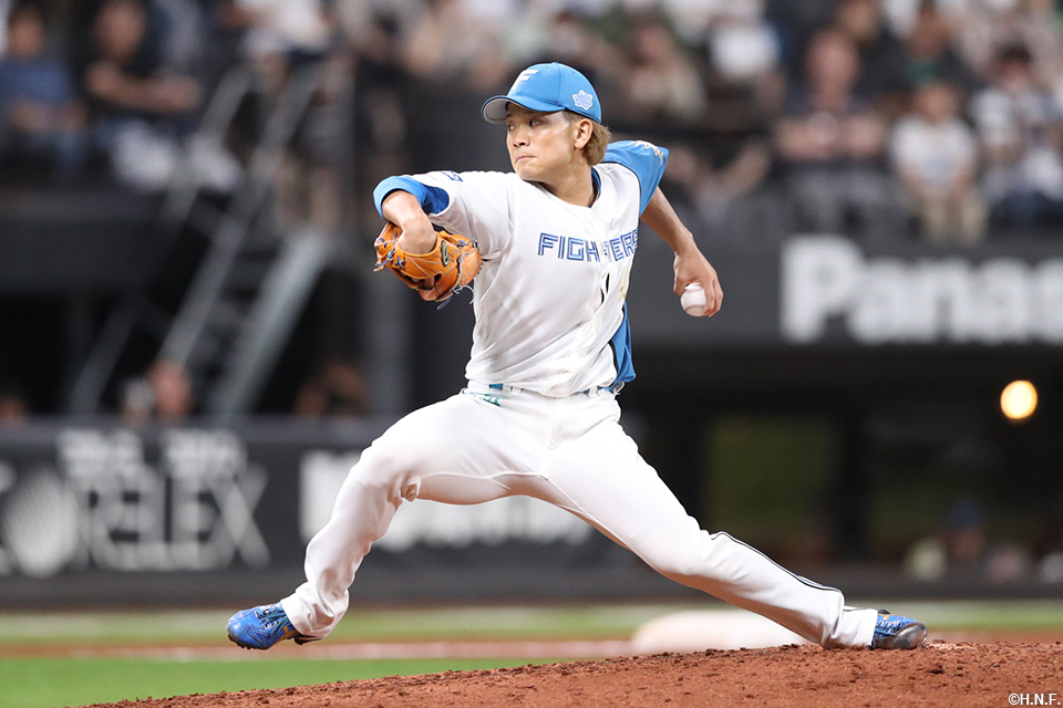 7回、二番手の福田俊投手