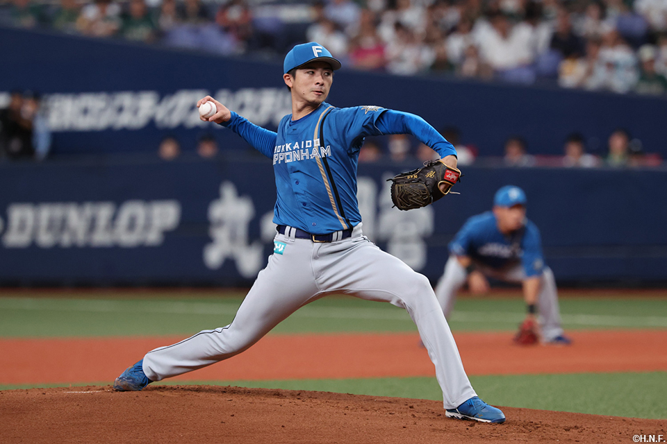 先発の上沢投手