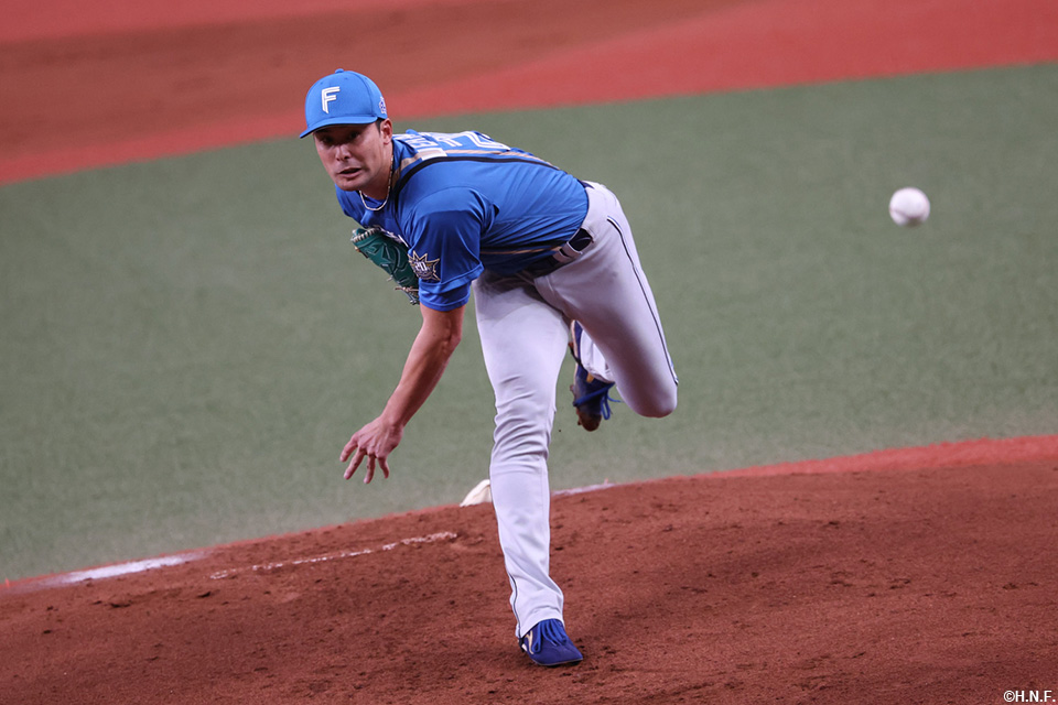 先発の上原投手