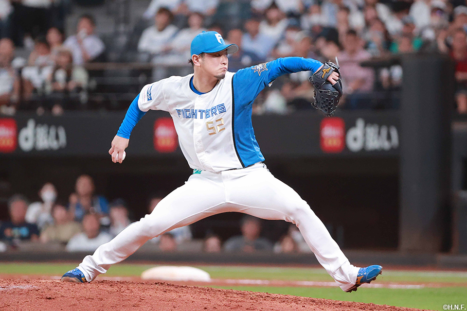 8回、四番手の池田投手