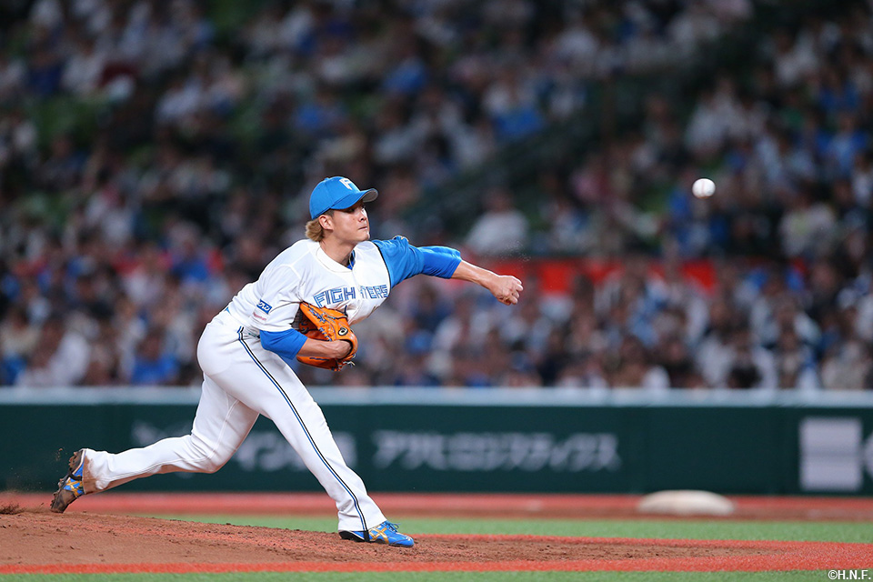 7回、二番手の福田俊投手