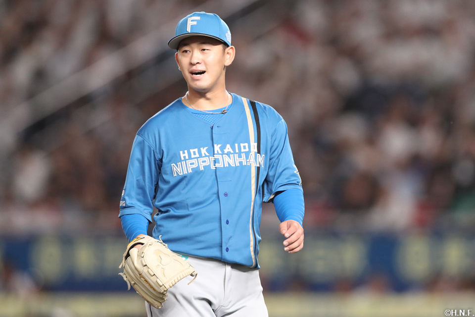 2回裏を押さえた北浦投手
