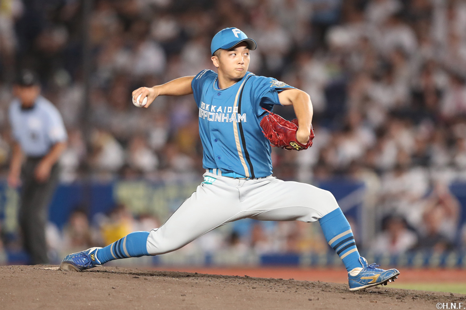 4回、三番手の山本拓投手