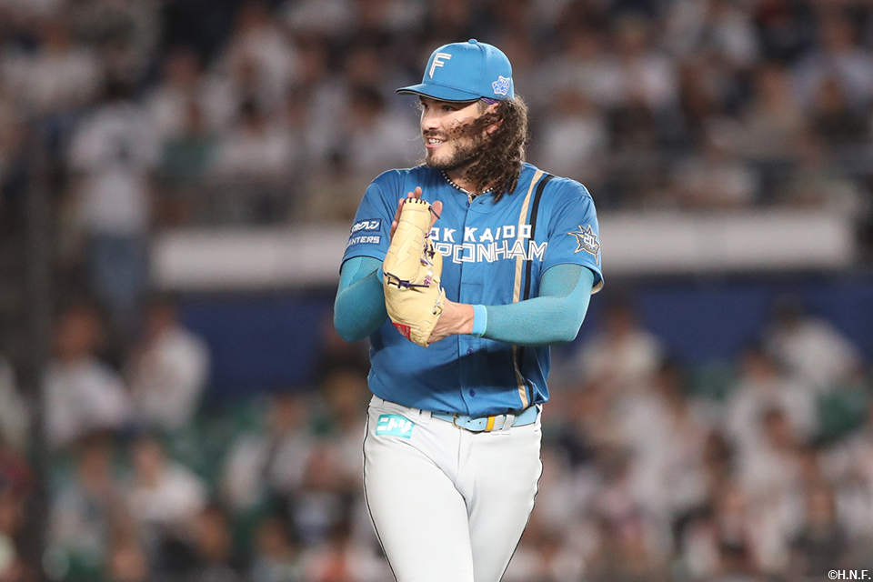 5回裏を抑えたポンセ投手