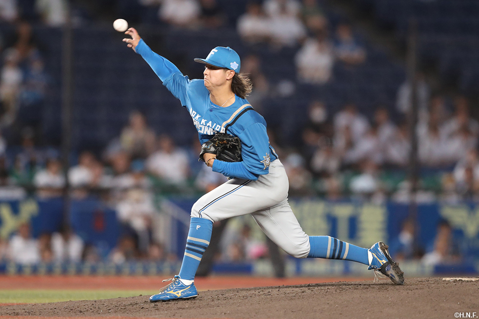 先発の田中瑛投手