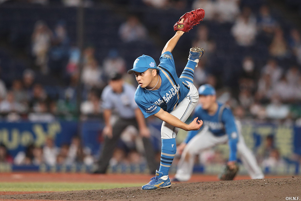 5回、三番手の山本拓投手