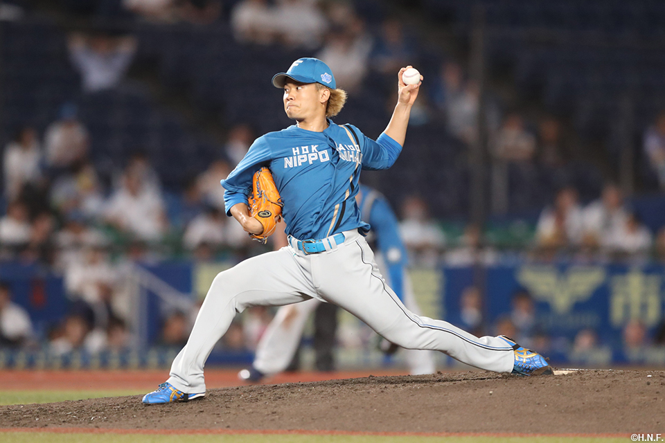 6回、四番手の福田投手