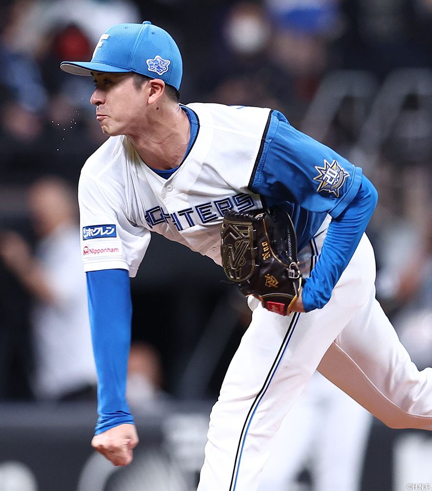 先発の上沢投手