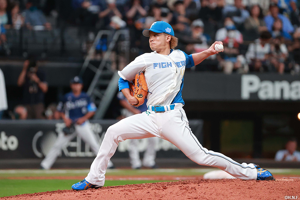 7回、二番手の福田投手