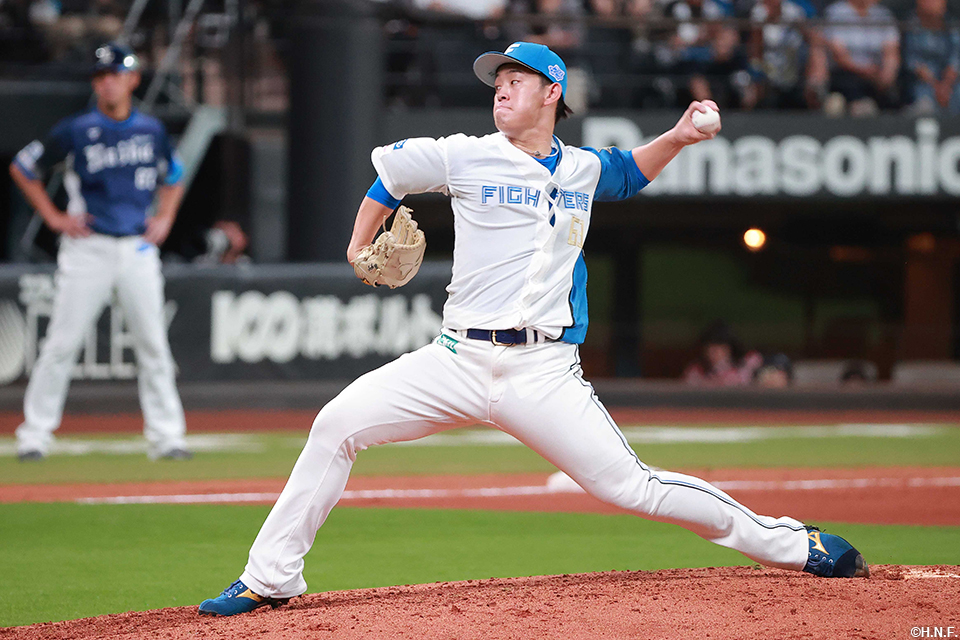 9回、五番手の北浦投手