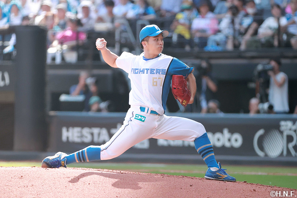 3回、二番手の山本拓投手