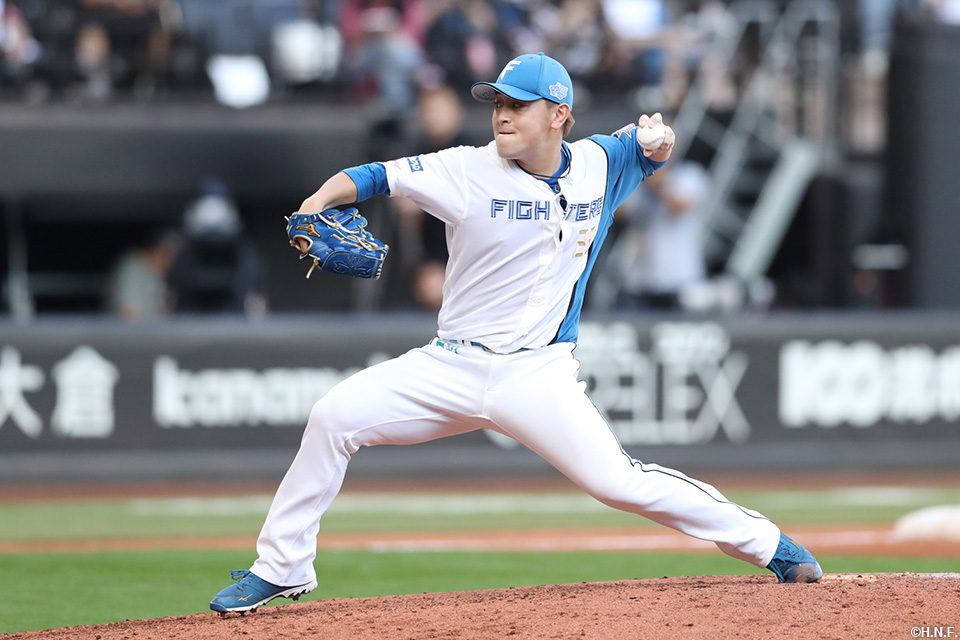 8回、二番手の河野投手