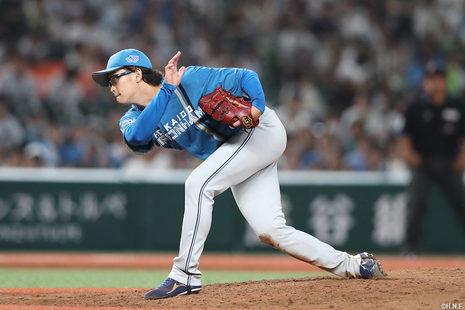 7回、三番手の鈴木投手