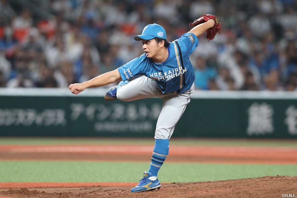 6回、二番手の山本拓投手