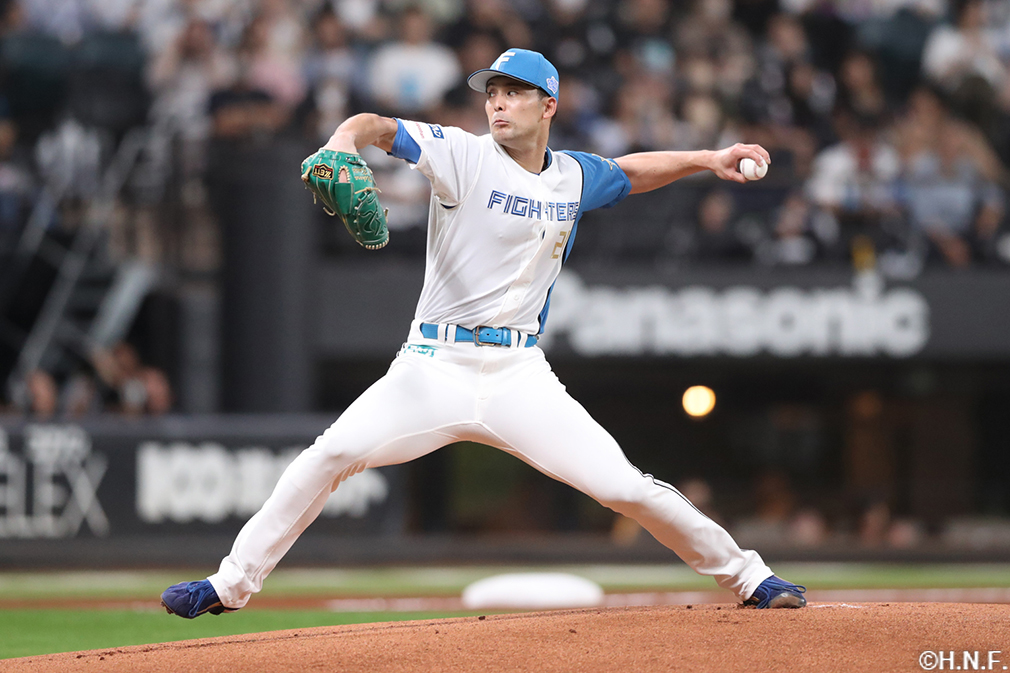 先発の上原投手