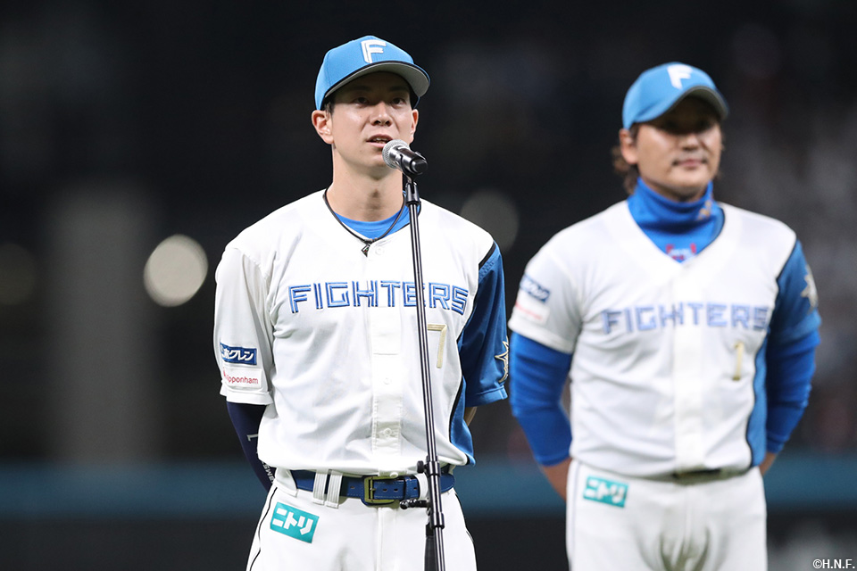 松本剛選手会長挨拶