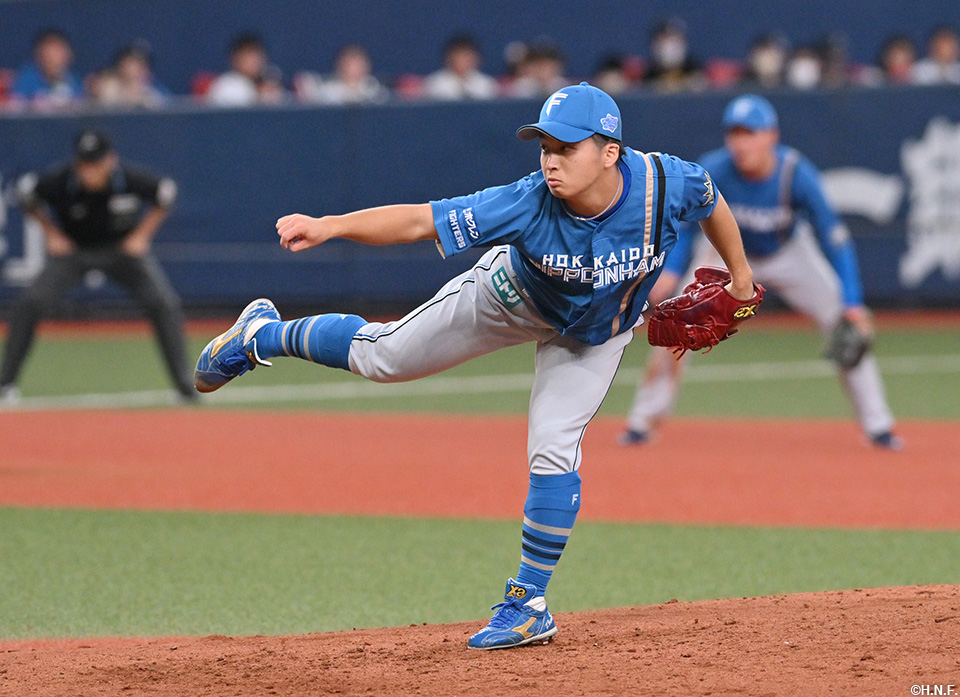 6回、四番手の山本拓投手