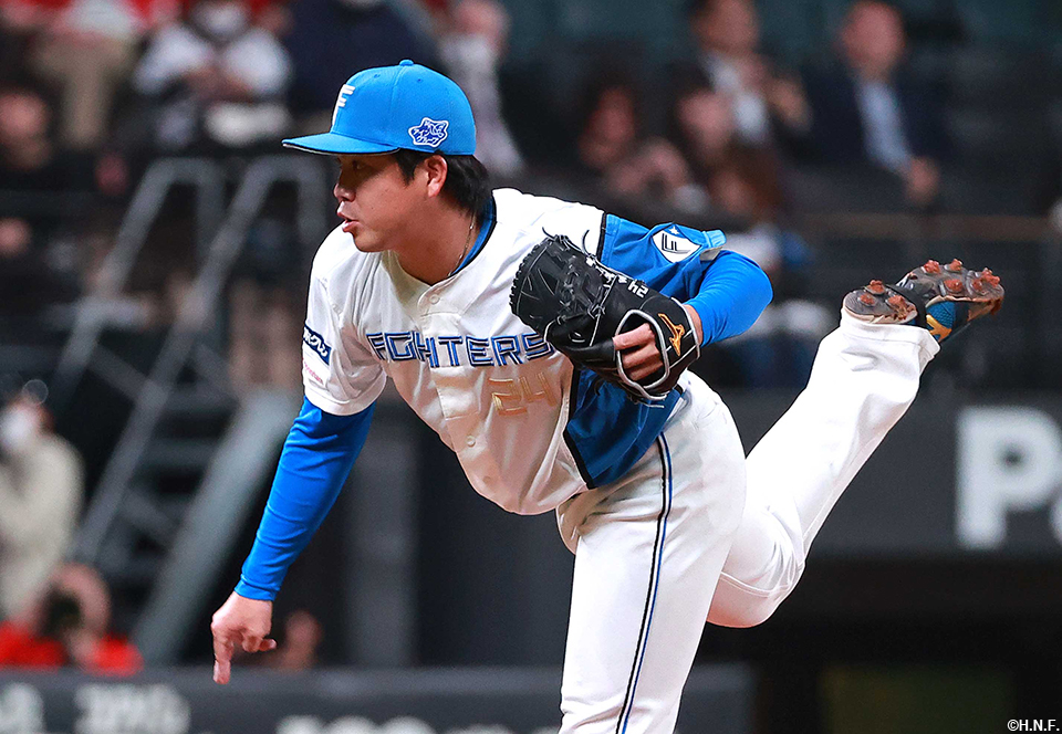 7回、三番手の金村投手