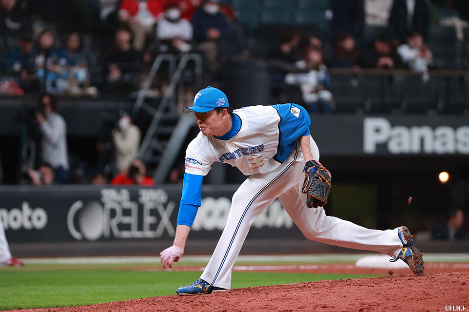 9回、五番手の田中正投手