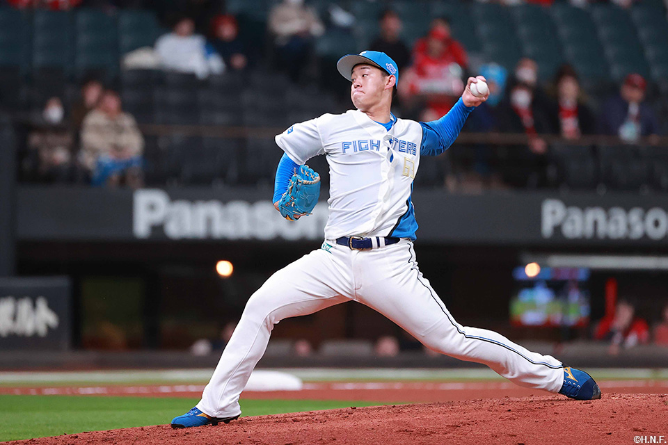 5回、二番手の北浦投手02