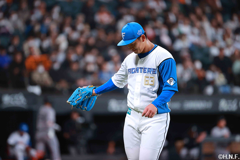 8回表を抑えた北浦投手