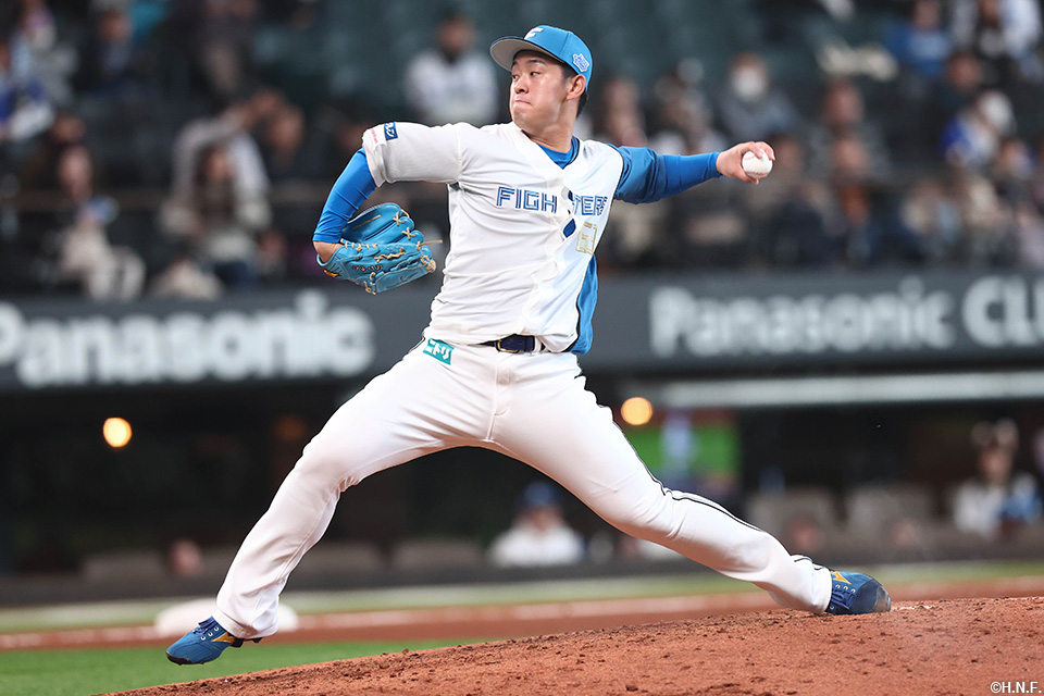 8回、四番手の北浦投手