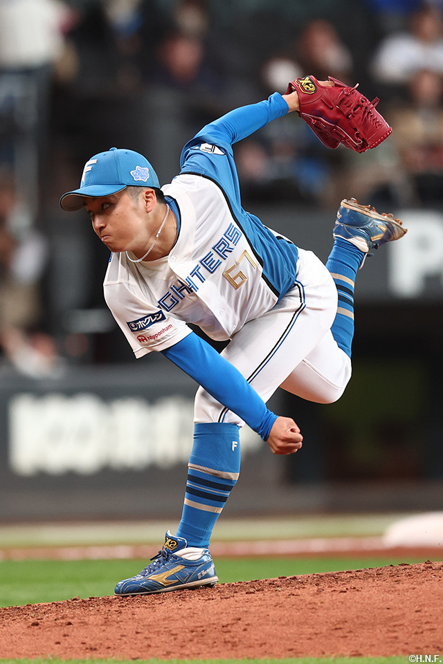 7回、四番手の山本拓投手