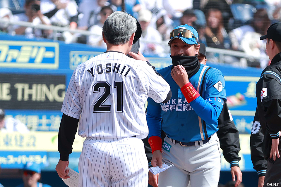 マリーンズ吉井監督と新庄監督