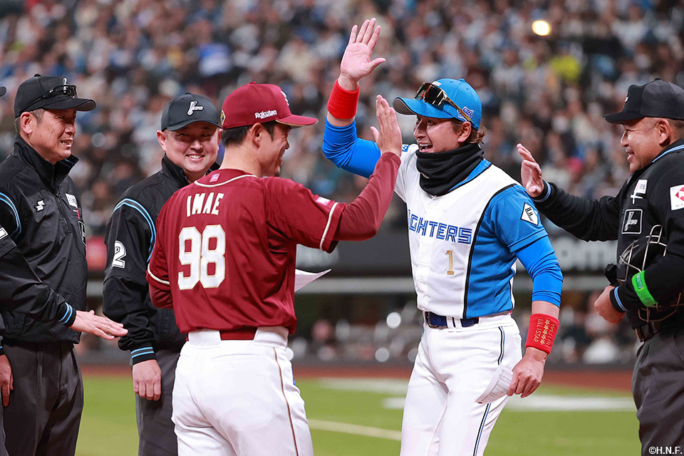 イーグルス今江監督と新庄監督