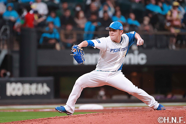 7回、二番手の河野投手