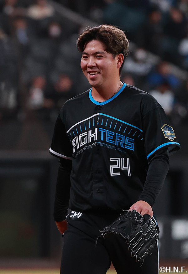 9回表を抑えた金村投手