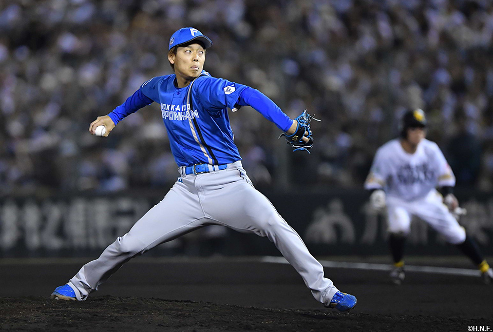 7回、二番手の杉浦投手