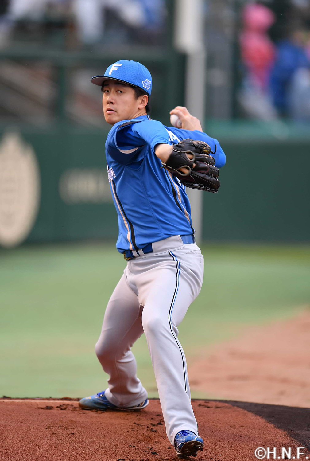 試合前の北山投手02"