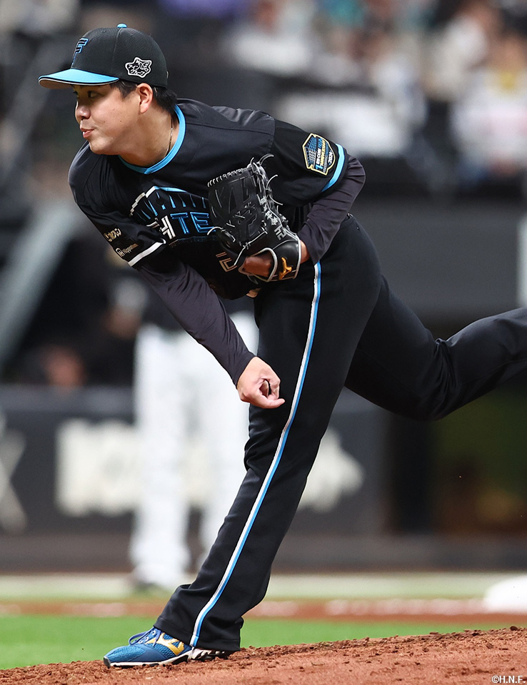 8回、二番手の金村投手