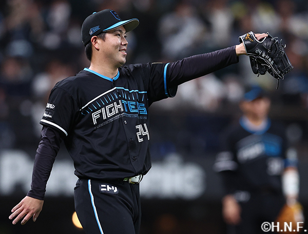 8回、四番手の金村投手