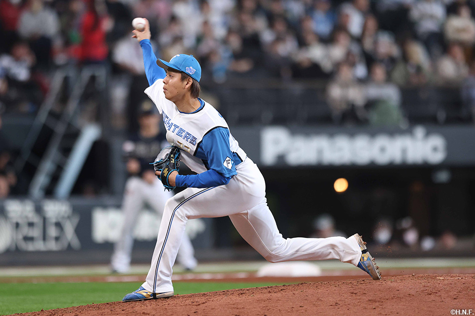 7回、三番手の杉浦投手